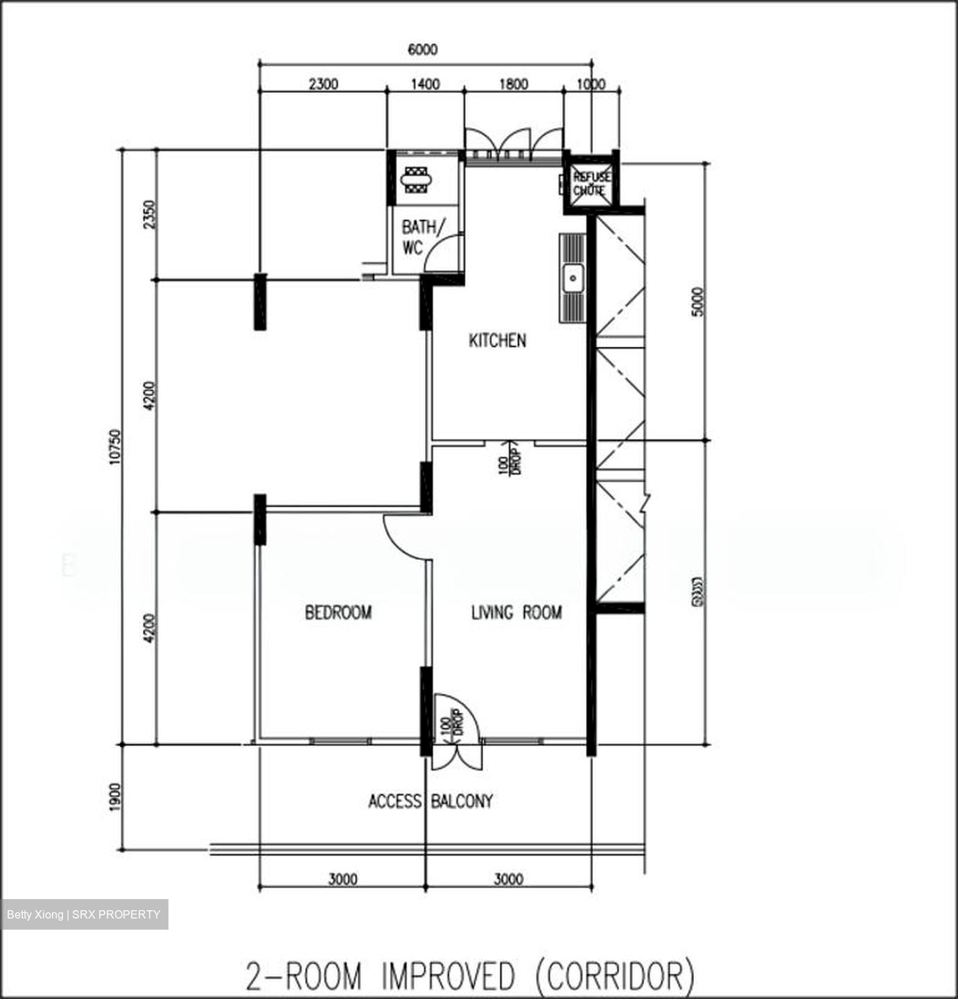 Blk 534 Bedok North Street 3 (Bedok), HDB 2 Rooms #598258191